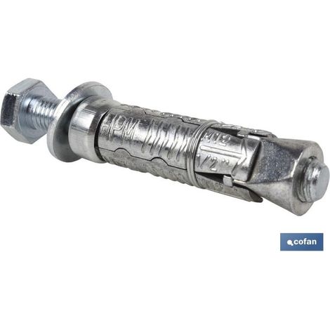 Anclaje zamak HPM M-6x50 con tornillo 8.8 para hormigón y materiales no compactos