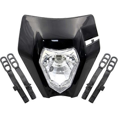Masque de phare avant de moto tout-terrain pour KTM 125 150 250 300 350 450 500 EXC XCW EXC-F 2017 2018 Noir (1/5)
