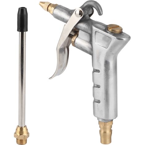 Pistolet à air soufflé AD-128, débit réglable, outil pneumatique de dépoussiérage nettoyage (1/5)