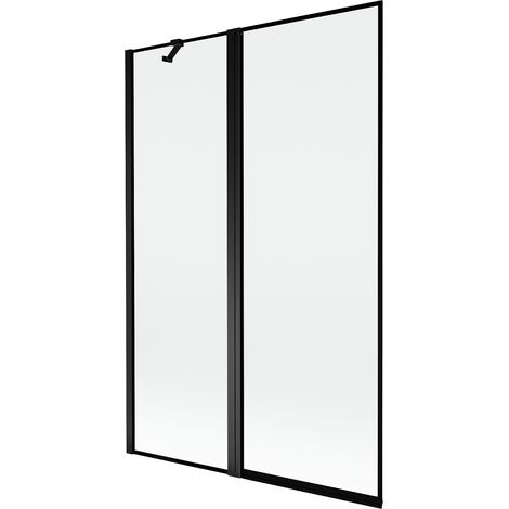 Mexen Mist Duschabtrennung 2-flügelig links 120 x 150 cm, schwarzer Rahmen, schwarz - 8A9-120-011-70-70-L (1/5)