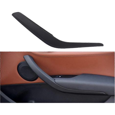 Poignée de porte intérieure avant/arrière, accoudoir pour BMW E84 (2010-2016), noir. (1/4)