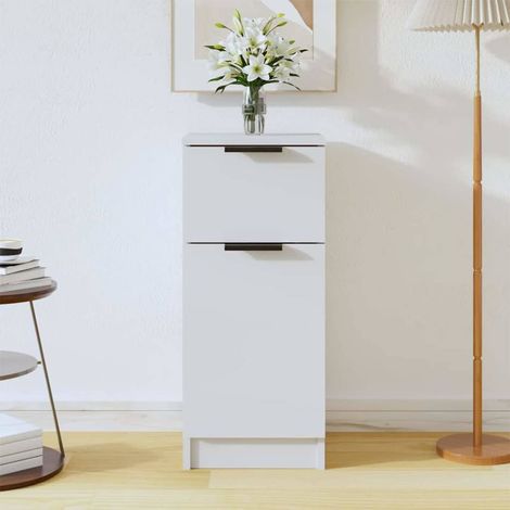 Sideboard White 30x30x70 cm Engineered Wood vidaXL (1/5)