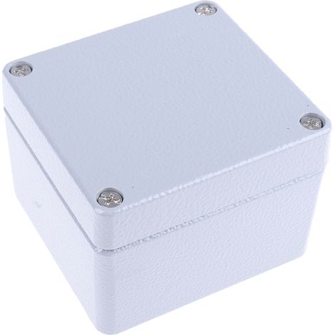 Boîtier RS PRO en Fonte d'aluminium, 75 x 80 x 57mm, Gris IP66 ( Prix pour 1 ) (1/4)