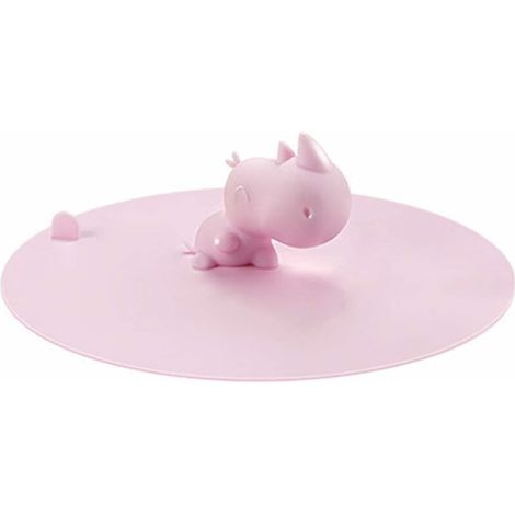 Bouchon Baignoire, Bouchon Evier De Cuisine, Silicone Baignoire Bouchon, Baignoire Universels Et Bouchons D'éVier De Cuisine, 15x15 Cm, Style De Bande DessinéE, (Hippopotame) Sunflower (1/2)