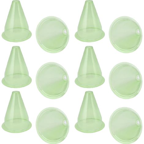 Set di 12 campane da giardino multifunzionali in plastica – protezioni per piante – trasparenti – resistenti agli uccelli e al gelo