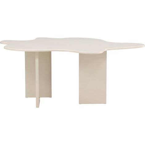 Flower table de salle à manger 123x190 cm beige. (1/5)