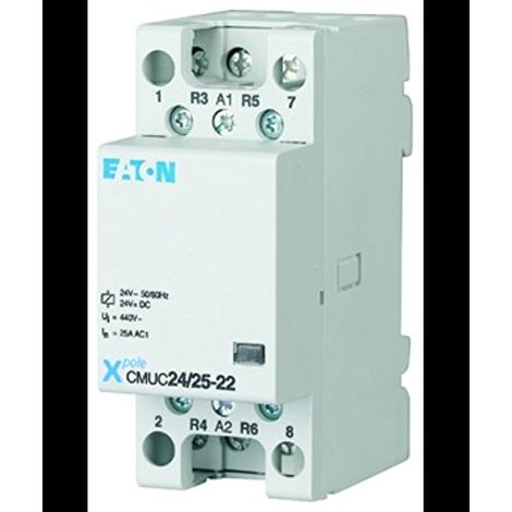 Contacteur modulaire 25A 3NO 1R 24V AC/DC CMUC24/25-31 137400