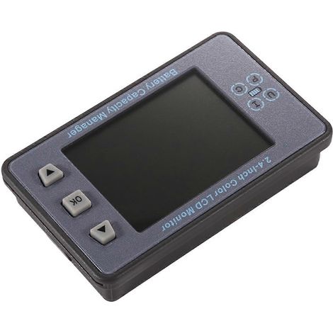 VAC8710 Coulombmeter, 2,4-Zoll-Farbdisplay, digitales Amperemeter/Voltmeter