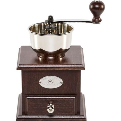 Peugeot Brésil Kaffeemühle zum Kaffee Mahlen, Buchenholz-Edelstahl, 21 cm, 19401765
