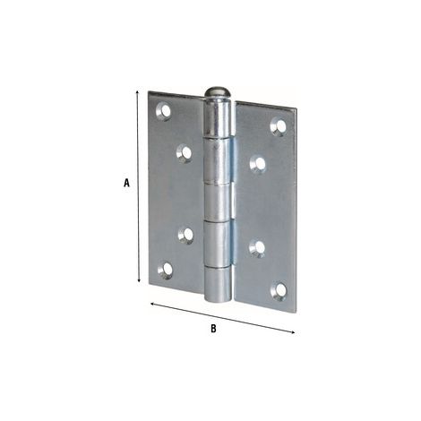 BL CERNIERA PERNO SFIL ACC ZIN PESAN 63X63 2 PZ- 1,0 blister