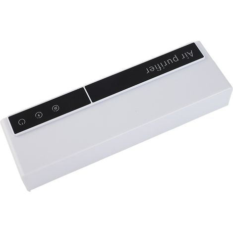 Purificador de aire portátil PurifiAir blanco para dormitorios con 4 modos (205x60x36 mm): elimina olores y limpia el aire (cubre habitaciones de hasta 35 m²). (1/5)