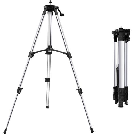 Niveau laser 4D à 16 lignes, autonivelant, à lignes croisées vertes, outil de mesure rotatif + trépied