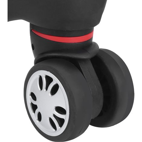 Roue de valise universelle de rechange pour bagages à main - Accessoire de voyage noir grand format