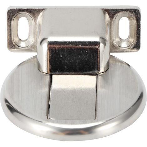 2 Set Edelstahl Magnetischer Türstopper Fanghalter Magnet Türstopper Türstopper Zubehör(Couleur brossée) (1/5)