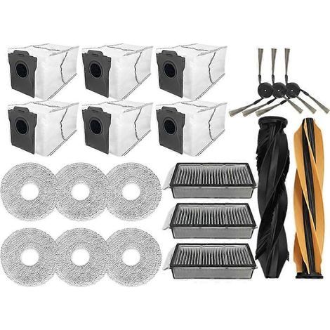 Pièces détachées pour aspirateur Dreame X50 Ultra/X50 Master/L50 Pro Ultra/L40S Pro Ultra/L40s Ultra : brosse, filtre, lingette de nettoyage, sac à poussière (1/5)
