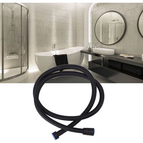 Tuyau de douche antidéflagrant pour chauffe-eau, douchette eau chaude/froide, noir (1/5)