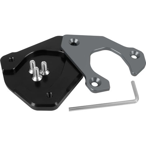 (Titane - sans logo) Extension de béquille latérale CNC pour moto, compatible avec BMW G310GS (2022-2023) maxpower (1/4)