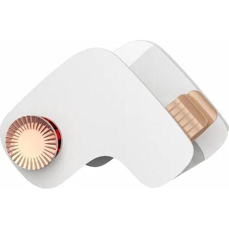 Soporte de pared para secador de pelo, organizador de baño, soporte para plancha de pelo, estante para secador de pelo, estantes para soplador, blanco