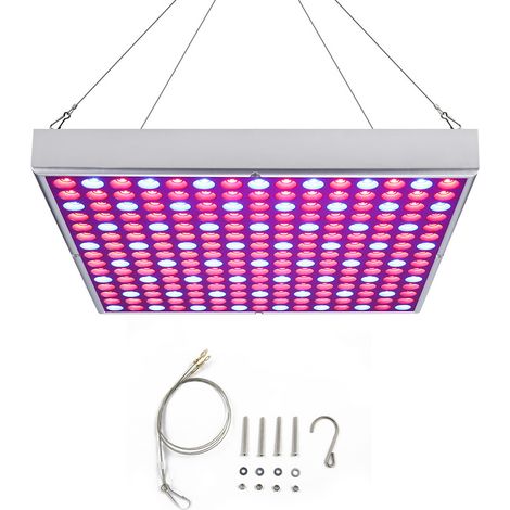 SWANEW Lampade per Piante 15w Grow Led Coltivazione Indoor Idroponica Lampada Crescita Luci Piante Illuminazione di Pannello per Luminosa Led per Piante (1/5)