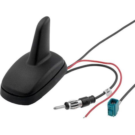 Antenne Aileron de requin AM FM GPS DIN Fakra 12VDC RG174