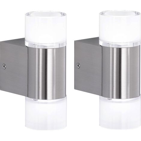 Set 2 applique led trio rl181 applique spot con lampadine 040007283