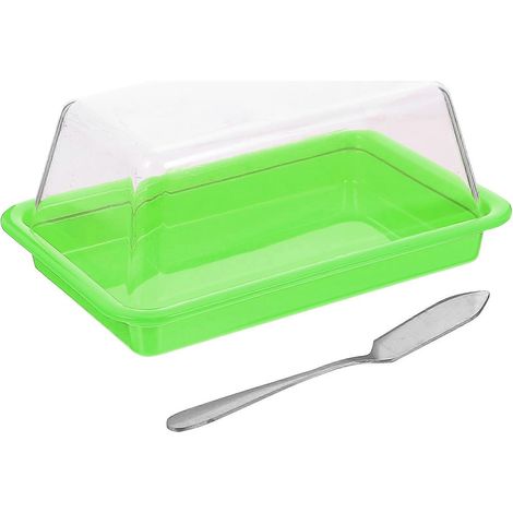 1 beurrier avec couvercle, boîte à beurre portable avec coupe-beurre pour réfrigérateur (1/5)