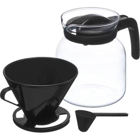 Caraffa in vetro Vivalto con filtro capacità 1,2 litri