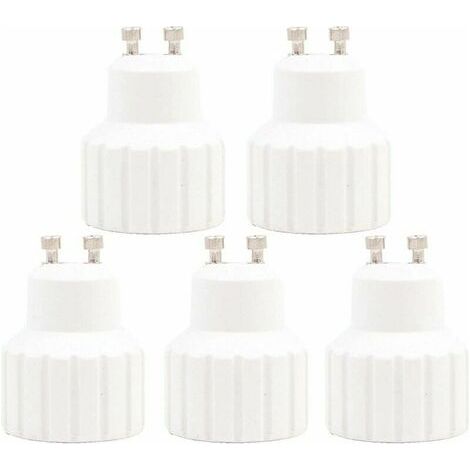 Adaptateur Douille GU10 vers GU10 - Rallonge de Lampe - Convertisseur de Culot pour Ampoules LED et Halogènes (Lot de 5) (1/4)