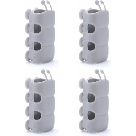 Support De Douche En Silicone - Support À Ventouse Pour Tête De Douche - Pour Baignoire Miroir Ou Paroi Lisse - 1 Pièce (1/5)