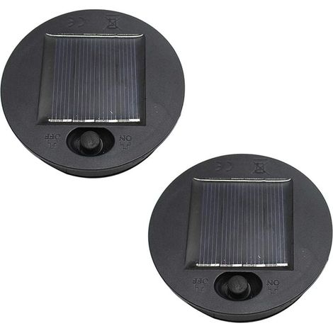 Confezione da 2 lanterne solari sostitutive per lanterne sospese da esterno, luce solare sostitutiva D con vano batteria facile da installare professionale (1/5)