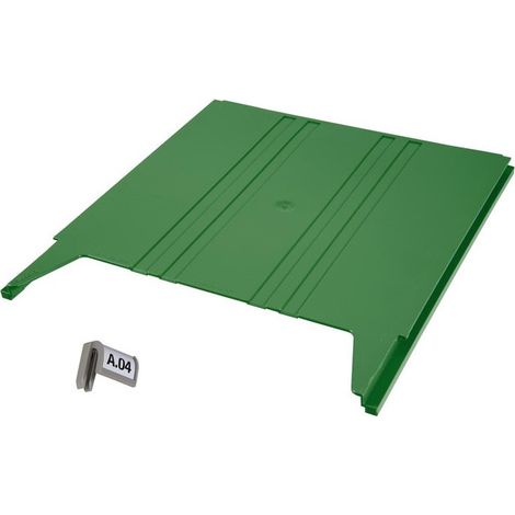 Trieur mural FLAT Module d'installation vert l240xP15xH302mm EICHNER