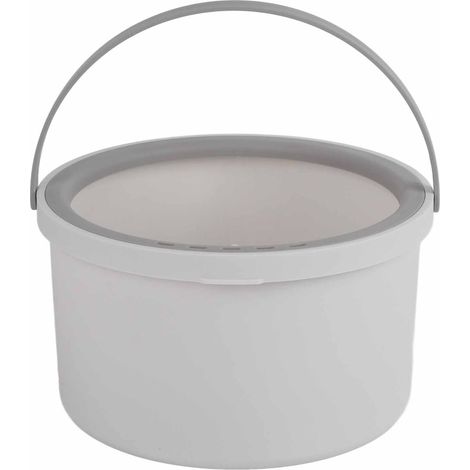 Ensemble de balai à franges pour le nettoyage des sols, séparation des eaux usées, lavage à la main gratuit, balai à franges double usage (sec et humide) en acier inoxydable, ensemble de balai blanc a (1/5)