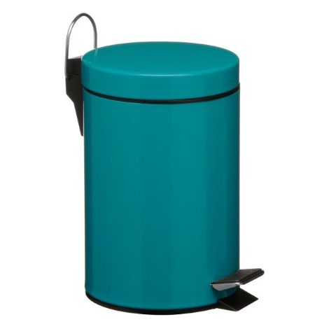 PREMIER Housewares 0506429 Pattumiera, Secchio Interno in Plastica, 3 lt, Turchese (1/4)