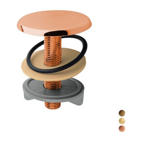 TAPPO COPRIFORO IN OTTONE Ramato PB