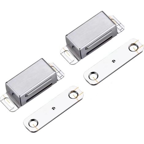 Loquets de porte à ouverture par pression Verrou placard, penderie, S) (1/5)