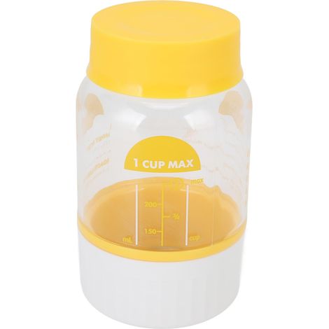 Séparateur de crème multifonctionnel en plastique, tasse de fabrication de beurre, bouteille de fabrication pour la cuisine, la cuisson. (1/5)
