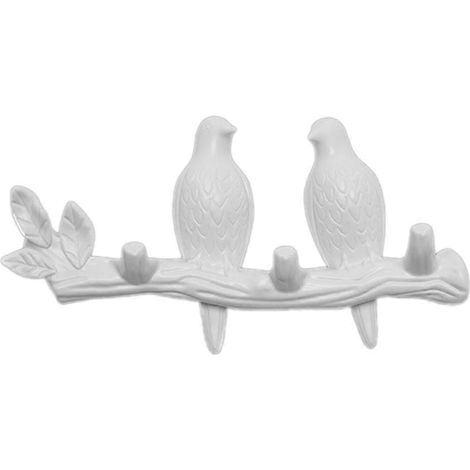 Porte-clés/porte-manteaux/porte-serviettes/porte-chapeaux/porte-sacs à main/porte-oiseaux pour décoration murale/maison A (1/5)