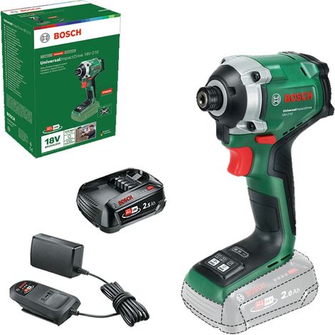 Bosch 18v Brushless Impact Driver UniversalImpactDrive 18V-210 + 2.5AH Battery