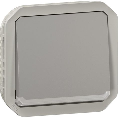Drukknop NO Zonder Indicator Grijs Compo Legrand LEG069533L (1/2)