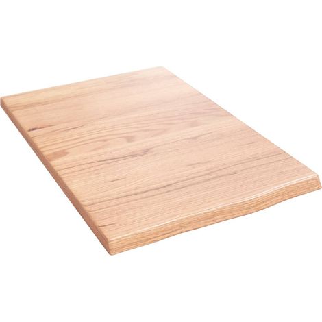Étagère murale multiposition - Meuble Étagère murale marron clair 40x60x2 cm bois chêne massif traité -BV33273 (1/4)