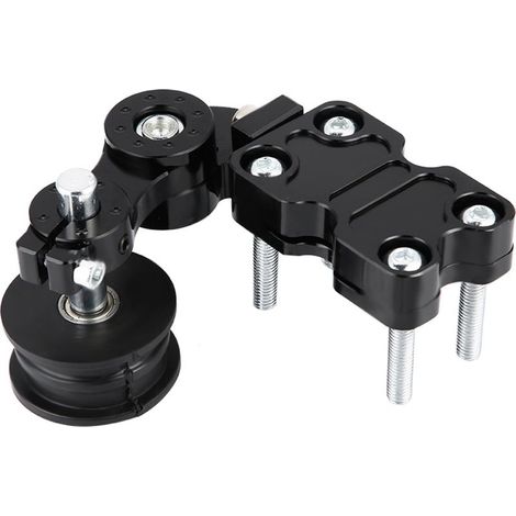 Boulon de tendeur de chaîne de moto en aluminium, ajusteur automatique sur outil à rouleau noir (1/5)