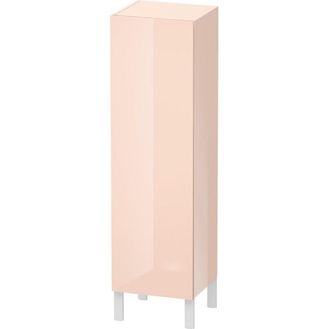 Armoire Duravit L-CUBE ind 250/500x200/363x901/1320 ouverture gauche perle d'abricot haute brillance