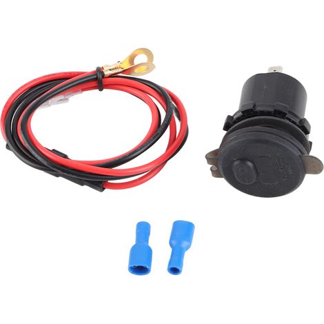 Voltmètre USB Digital 3.0A pour Voiture Moto - Chargeur étanche IP66 avec Écran LED et Interrupteur (1/5)
