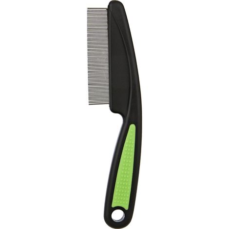 Ferplast Pettine Toglipulci per Cani e Gatti, Denti a Punte Arrotondate in Acciaio Inox (1/2)