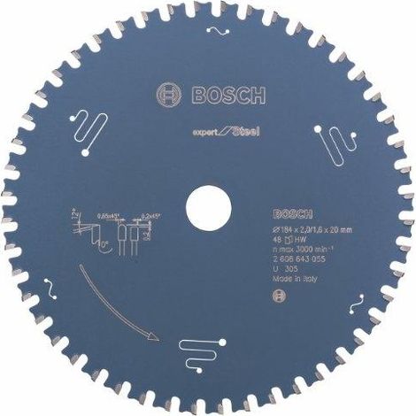 Bosch Expert per acciaio 184 mm lama di sega circolare