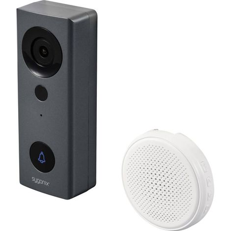 Sygonix Video citofono IP WLAN, Senza fili (radio) Grigio, Bianco (1/5)