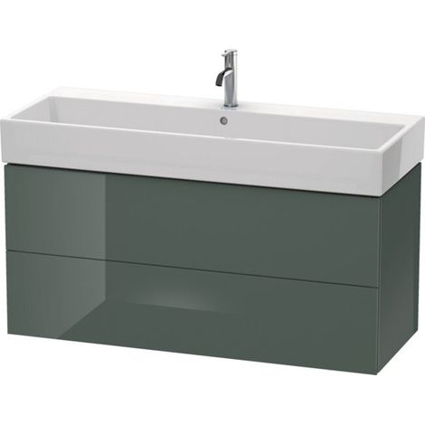 DU WTU L-Cube 544x1184x459mm 2 Schubkästen, Dolomiti Grey Hochglanz (1/5)