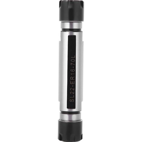 Tige d'extension à double tête pour mandrin ER16, porte-outil CNC SLD22 avec queue droite, 70 mm (1/5)