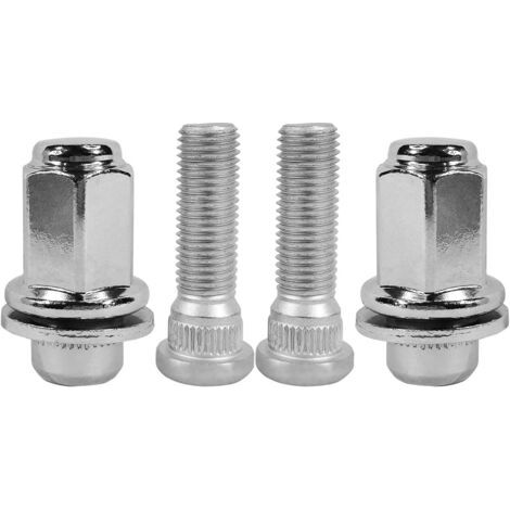 4PCS M12x1.5 Chrome Wheel Lug Stud Nut Set Compatible with Toyota Corolla Camry 4Runner Land Cruiser RAV4 Avalon Sienna Lexus GS350 GX460 ES300 SC400 tC 90942-01058 90942-02049 (1/5)