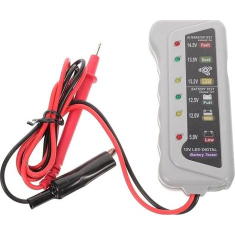 Autobatterietester mit LED-Anzeige, Kunststoff-Werkzeug für die Kfz-Technik, Fast Auto System, 1 Stück - (1/5)